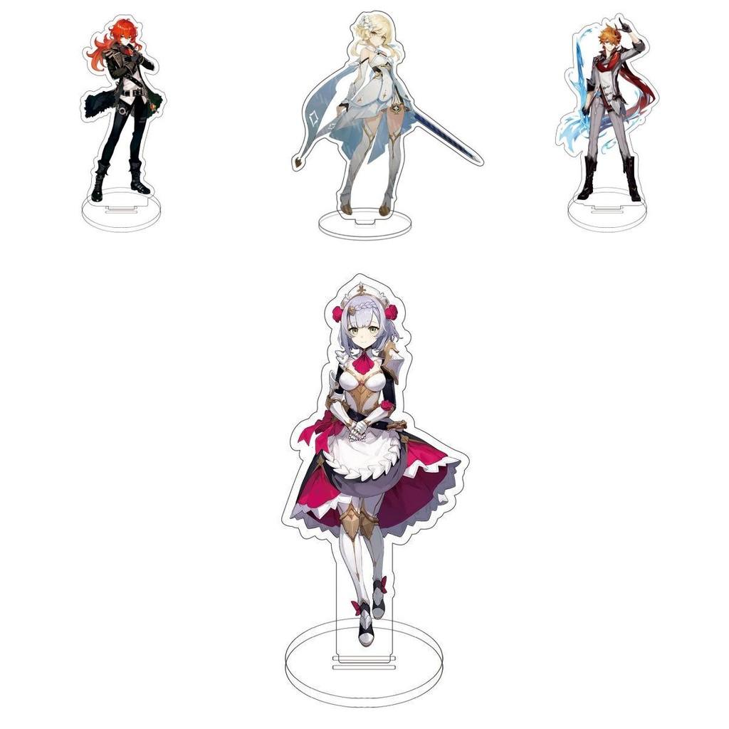 Изысканная акриловая подставка-фигурка Genshin Impact с Клии, Кэ Цин, Гань Юй для настольной демонстрации