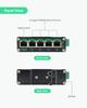 LINOVISION промышленный гигабитный солнечный усилитель напряжения POE с входом и выходом DC48V 4 порта POE общей мощностью 120 Вт IP40 компактный блок питания POE