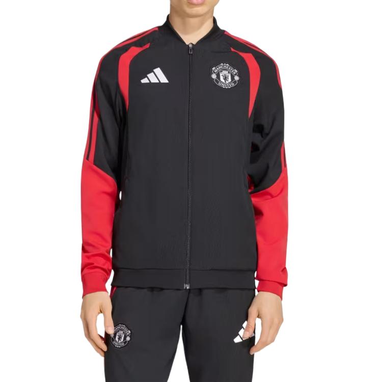adidas Дышащая мужская куртка с молнией и длинным рукавом Manchester United Jackets KC4863