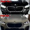 Single / Dual Slat Front Bumper Kidney Grille With LED Lights For BMW X5 G05 M50i M50d xDrive30d 40i 40d 45e 2018-2023 Bodykits