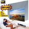 16:9 50/60/63/72/84/100/112/120/130-дюймовый экран 3D Домашний кинотеатр HD 1080P Проекционный экран Портативный Складной Антибликовый Проектор