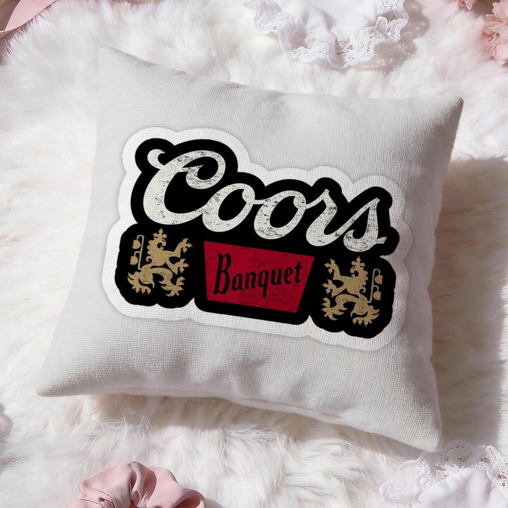 c-Coors Brewing CompanyS Cushion Cover Premium Comfort Reversible Pillow Cove -Two in One Design for Any Room & Car Interior