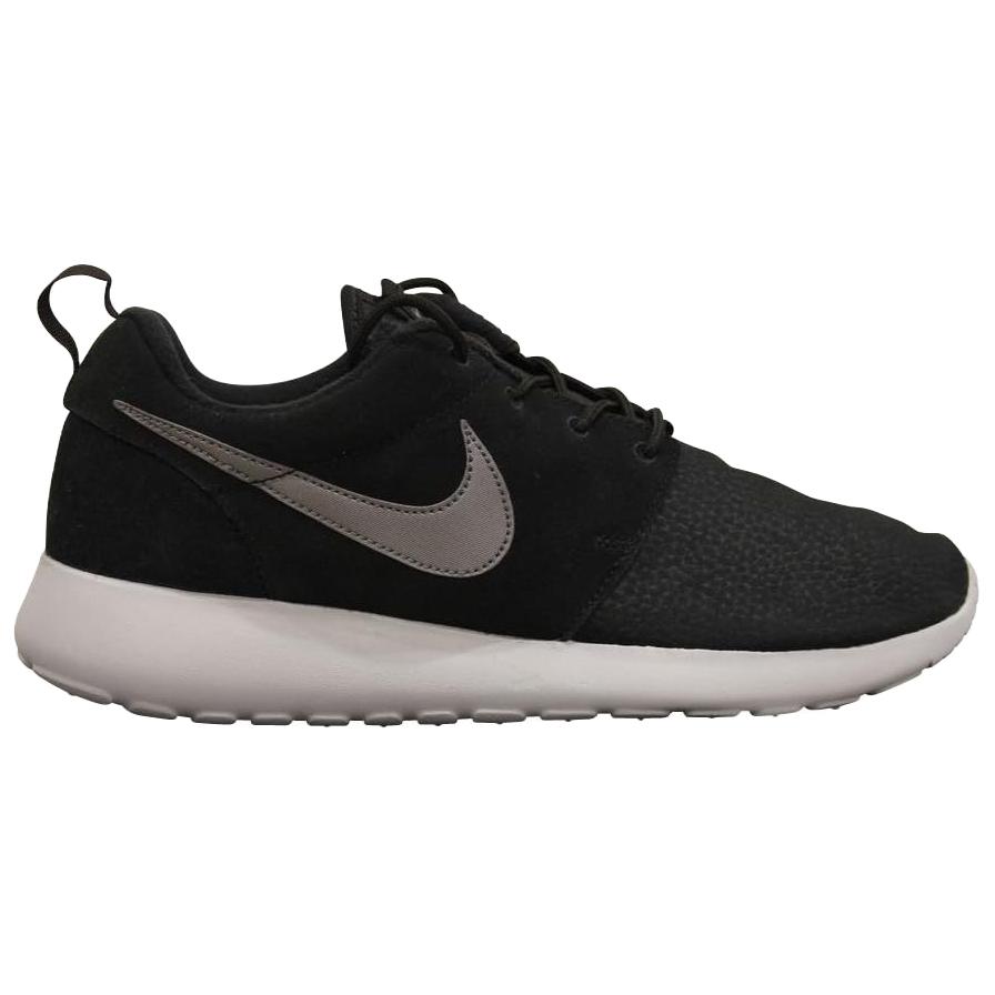 Nike Roshe One Кожаные, Замшевые Дышащие Низкие Беговые Кроссовки Мужские Черные 685280-001