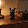 3D Printed French Bulldog Figurine, Screaming Dog Decorative Sculpture, Puppy Statue for Car Dashboard, Home Office Desk, Gift for Dog Lovers