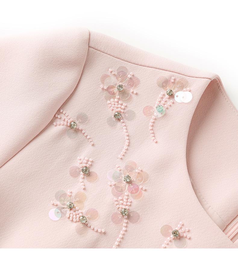 Летнее 2024 года облегающее женское платье со стразами и бриллиантами