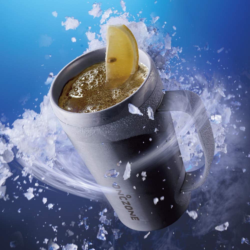 Doshisha Кружка 420 мл Серебряная Sub-Zero ON℃ZONE (Зона Ондо)