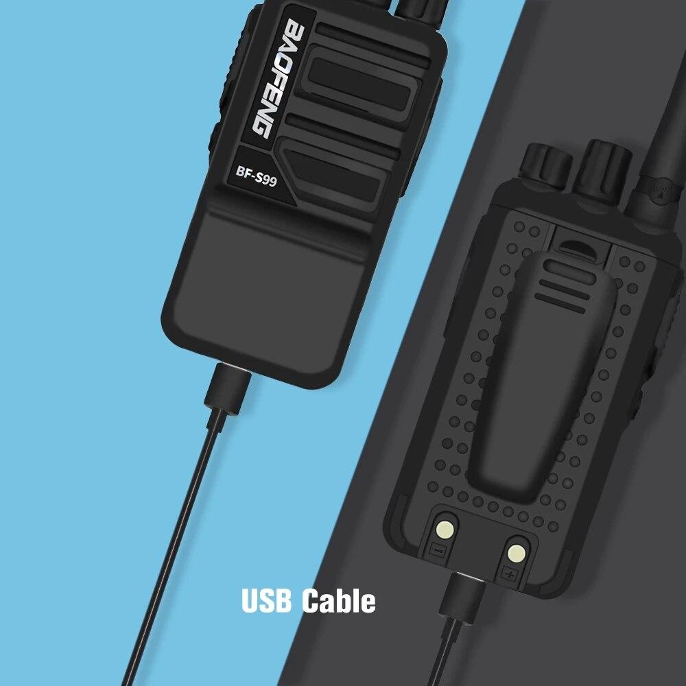 2 шт. Baofeng BF-S99 портативная рация мини-ручная двусторонняя радиостанция UHF 400-470 радиокоммуникатор обновление Bf888s переговорное устройство