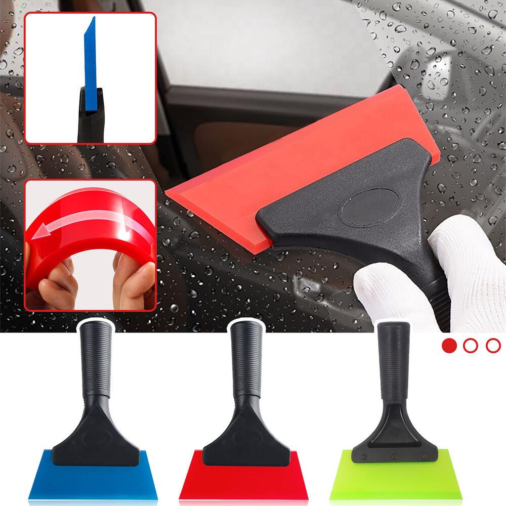 Mini Wiper Squeegee Tools For Mirror Glass Window Cleaner With Non-Slip Handle #