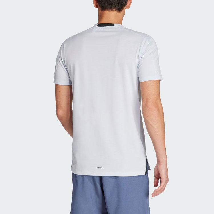 adidas Футболка Halo Blue для мужчин, уличная одежда IS3829