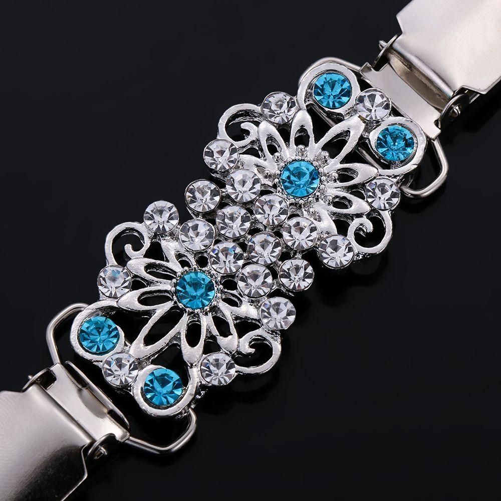 Charm Gift Winter Crystal Retro Cardigan Clip Shawl Brooch Sweater Blouse Pin Duck Clip Clasps