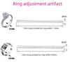 Adjustable Size Ring with Eco-Friendly Transparent PU Spring Rope