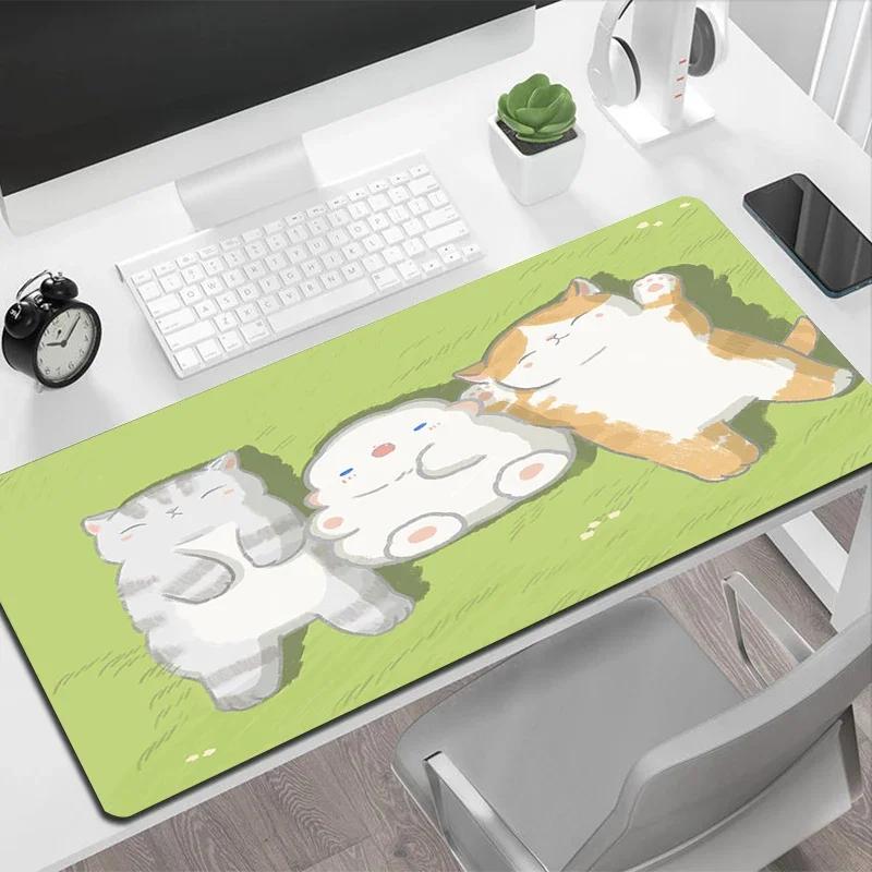 1pc Purple Lavender Large Mouse Pad Rubber NonSlip Pads Offices Accessories Laptop Keyboard Table Mat Deskpad Pc Xxl 400x800