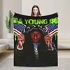 YoungBoy Never Broke Again Super Soft Blankets  Camping Plush Throw Blanket Novelty Couch Chair Flannel Bedspread Sofa Bed Cover