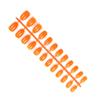 Pack of 24 Short Ballerina Safe Scratch-resistant Coffin False Nails French Style DIY Graceful Personality Acrylic Nail