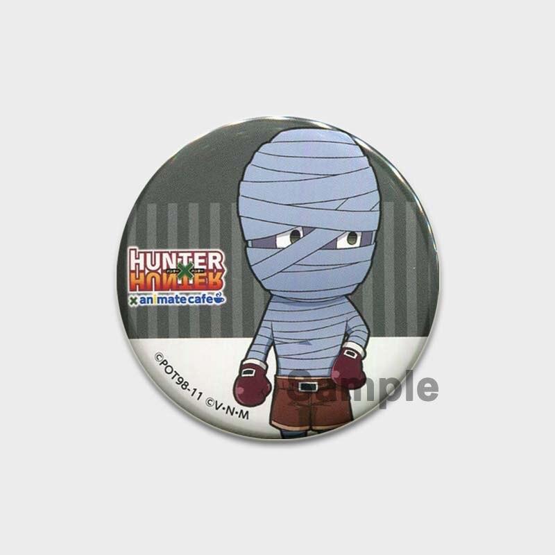 58 мм эмалированная булавка Hunter x Hunter из сплава, круглые булавки для лацканов в стиле аниме, мультяшные броши на рюкзаке, милые значки в виде фигурок манги, аксессуары, подарки
