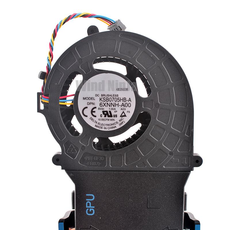 KSB0705HB-A 6XNNH-A00 A03 DC5V 1.00A 10.55CFM Центробежный вентилятор обдува вентилятор охлаждения для игровой консоли Alienware Alpha GPU