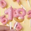 3D цифры для украшения торта свечи креативный дизайн шоколадного покрытия цифровая свеча торт топпер свадьба день рождения вечеринка торт декор
