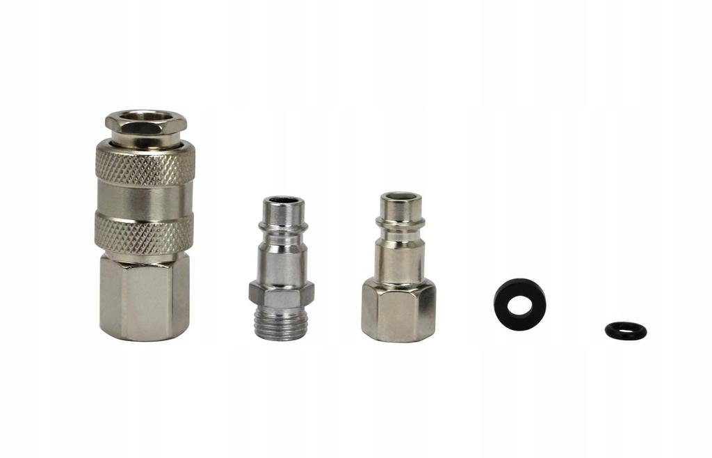 Pneumatic Quick Couplings Set 1/4" 1/2" Max 35 Bar Kraft&Dele