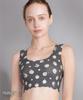 Бюстгальтер Half Top Wireless Bra из хлопковой смеси с плоским верхом и 3D-силуэтом Snoopy Bra BUN721 BL [Unnana Cool] [коллаборация PEANUTS] для женщин