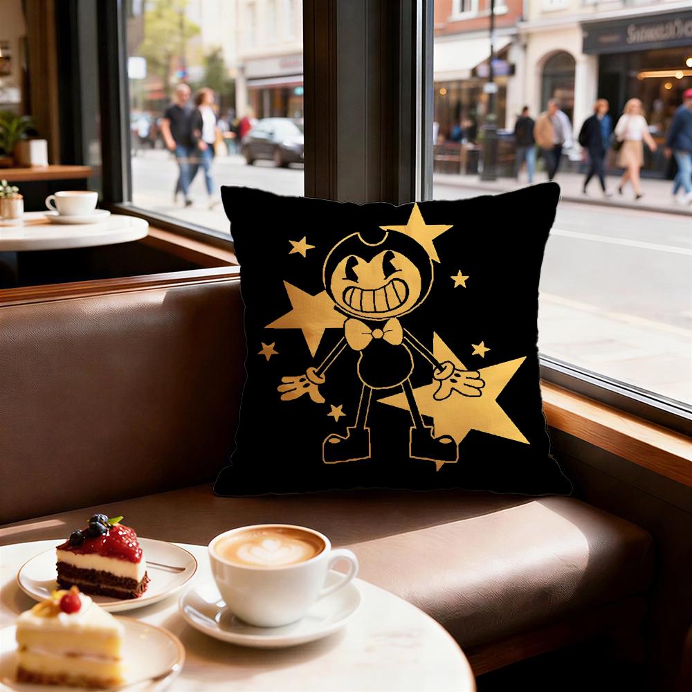 Game Bendy and the Ink Machine Cushion Cover Decorative Cushions Covers Cover Sofa x Pillow Piece x x Pillowcase