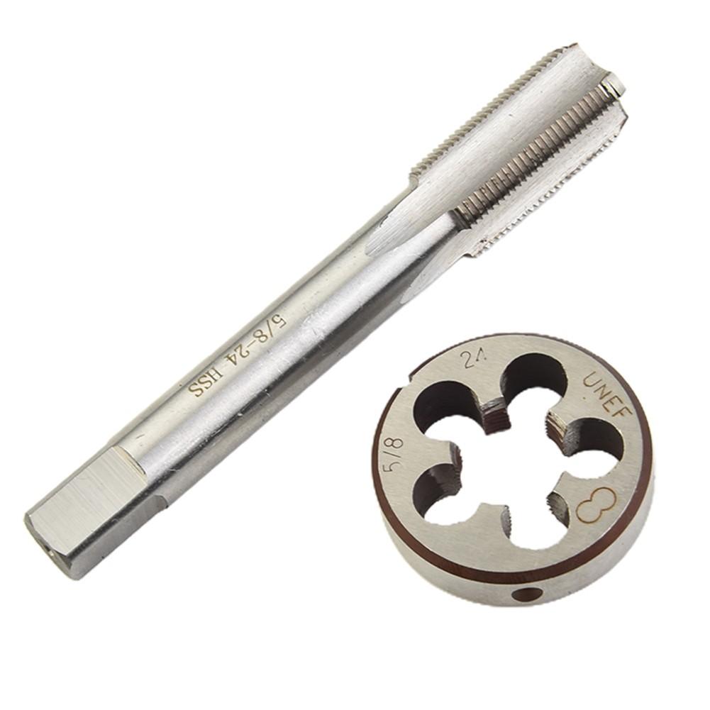 HSS 5/8"-24 UNEF Right Hand Thread Tap and Die Set 5/8 X 24