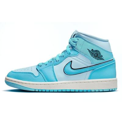 Air 1 Mid SE Ice Blue Женские кроссовки Black Sail Dark-Powder-Blue DV1302-400