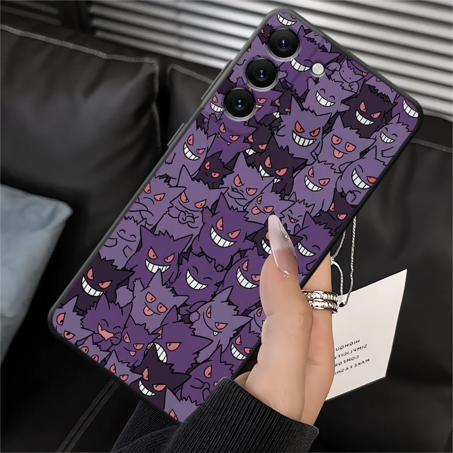 Чехол Pokemon Gengar для Samsung Galaxy A70 A04 A13 A20 A17 A50 A15 A16 A40 A05 A12 A06 Funda Чехол для телефона