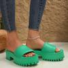 2024 Лето Новые Повседневные Модные Универсальные Женские Дышащие Толстые Подошвы Женские Сандалии Для Отдыха Нескользящие Уличные Женские
