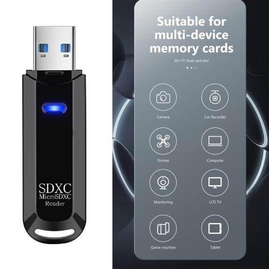 Устройство чтения карт памяти USB3.0, многофункциональное высокоскоростное устройство чтения карт SD/TF с поддержкой карт памяти, аксессуары для мобильных телефонов