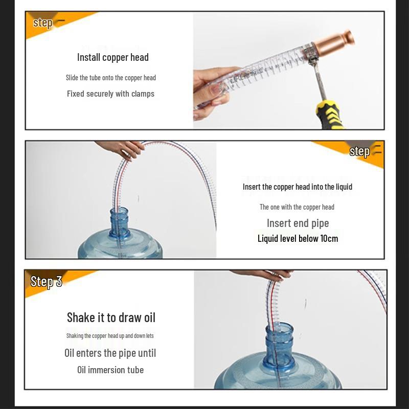 Ручной экстрактор масла, Руководство по мочевине, бензину/дизелю, Самовсасывающий водяной насос и Труба для заливки масла