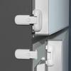 2Pcs Child Safety Refrigerator Lock Self-adhesive Multi-Purpose Drawer Cupboard Oven Fridge Door Baby Proof Latch Lock Child Proofing Safety Buckle
