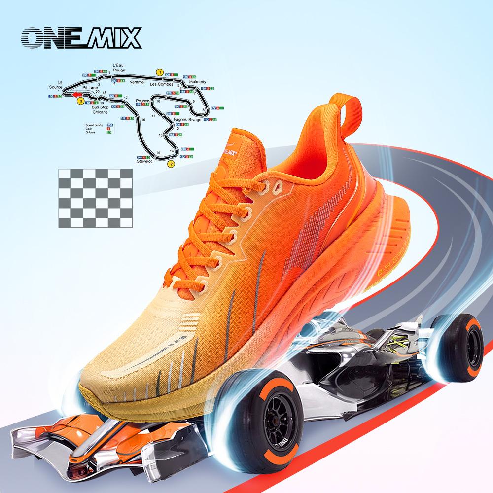 onemix 2024 новый стиль, амортизирующие кроссовки для мужчин, спортивная обувь, Нескользящие уличные спортивные кроссовки для занятий спортом в тренажерном зале, фитнес-прогулки