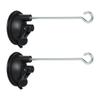 2 Pack Window Suction Cup Hanger for Bird Feeders and Wind Chimes and Plant Bird Feeder Hook with