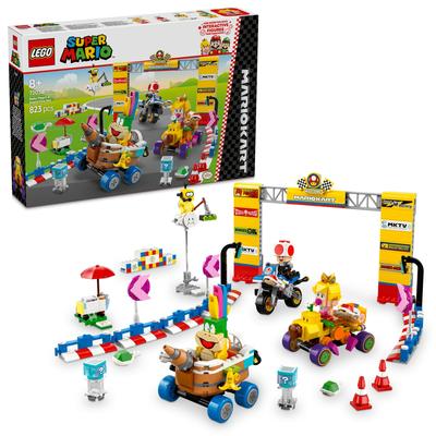 LEGO Super Mario Mario Kart – Baby Peach и набор Grand Prix Toy Block8910Игра «Начальная школа Mario Товары» 72036