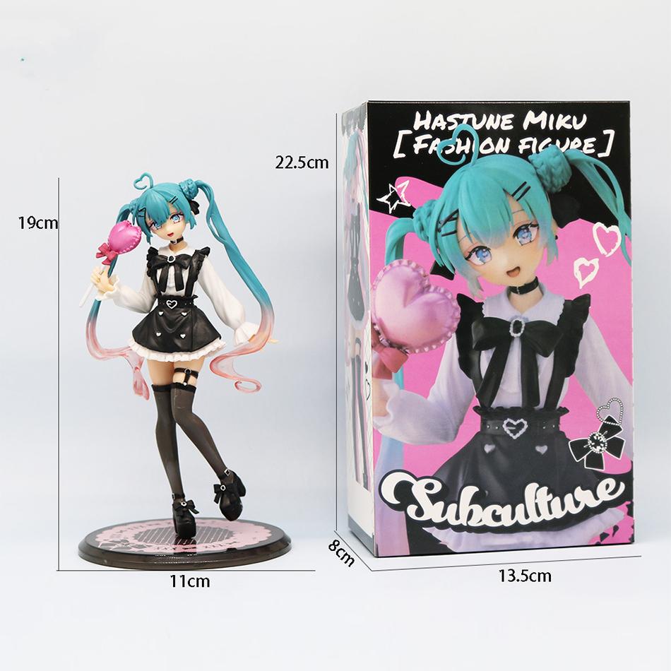 20 см аниме Hatsune Miku X Cinnamoroll фигурка аниме периферийные коллекционные модели декоративные украшения дети кавайный подарок