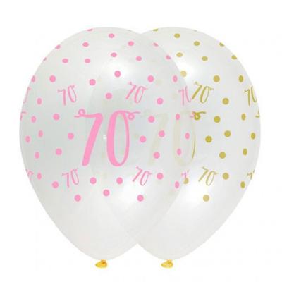 Creative Party Латексные шары 70-летие (Упаковка из 6 шт.)