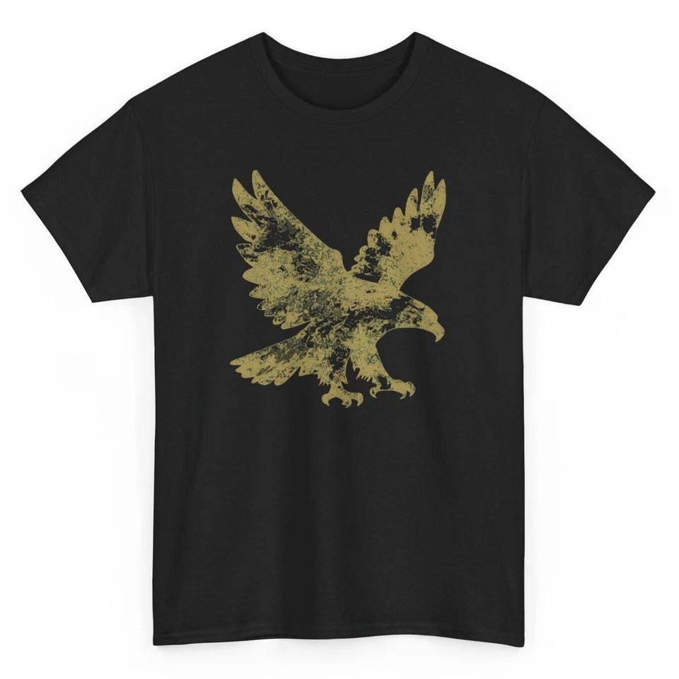 Vintage Golden Eagle T-shirt - Artistic Eagle Graphic Tee