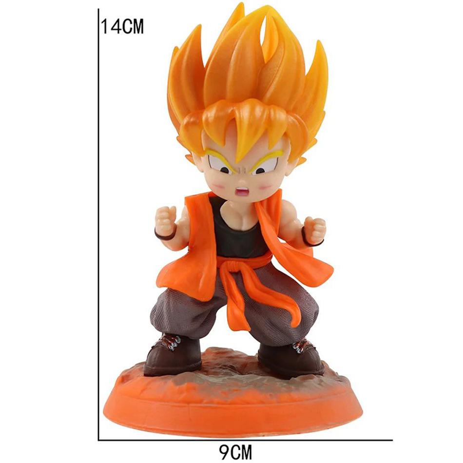 Мультяшная Аниме Фигурка Dragon Ball Детские Игрушки Кукла Кавайная Версия Модель Goku Игрушка Подарок Фигурки Действия Хобби Z Q s Круглая Сенсорная Сжимаемая Прыгучая