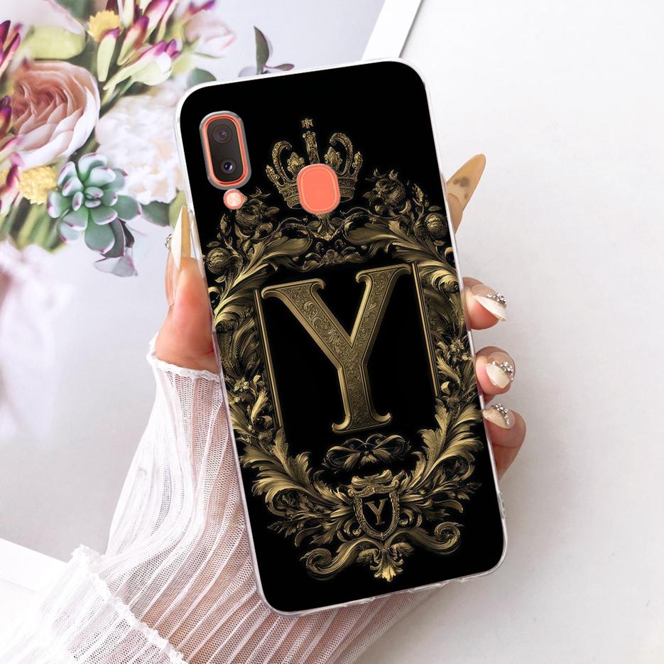 For Samsung Galaxy A20e Case SM-A202F Cute Crown Letters Cover Soft Slim Phone Case For Samsung A20 A 20e 20 s Galaxy A20s Shell