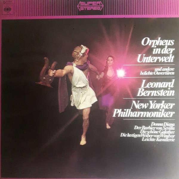 Виниловая пластинка LEONARD BERNSTEIN NEW YORK PHILHAR Orpheus In Der Unterwelt Und Ande SS71065 CBS Германия Классика Б/у