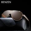 Мужские солнцезащитные очки BENZEN, большие поляризованные солнцезащитные очки с защитой от ультрафиолета, мужские очки для вождения 9389