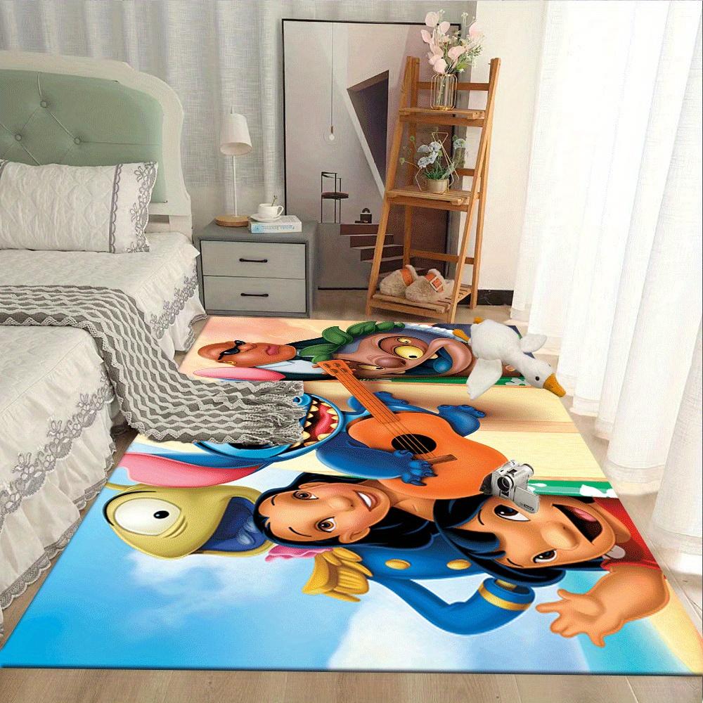 1pc Lilo-and-Stitch-(5)_01 Carpet Area Rug, Bedroom, and Playroom - Durable, Stain-Resistant, and Easy To Clean, Living Room, Laundry Room,