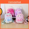 Kids Fashion Backpack With Artificial Pearl Hand Held And Bow Decor For Daily