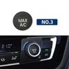 For BMW 1 3 X1 Series F30 F20 E90 F34 E84 F48 Automatic Air Conditioning Heater Climate Control Panel Fan Speed Button Cover
