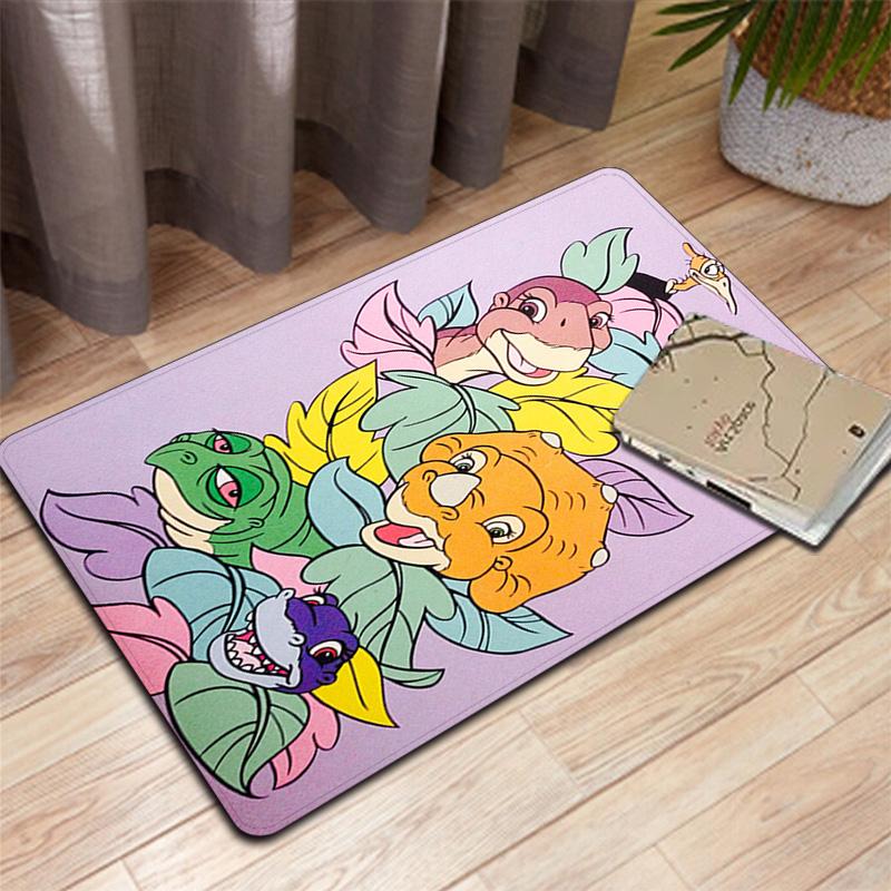 The Land Before Time Rug Floor Mat for Living Room or Bedroom Soft and Comfortable Carpet a Gift for Birthday and Holiday.