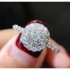 Новые европейские и американские стили модных ювелирных изделий Популярные кольца с овальными кристаллами и драгоценными камнями