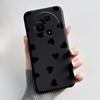 Для TCL 60 NxtPaper 4G T626K / 60 SE NxtPaper 5G Чехол Милый Кролик с Сердечками Смешной Черный Мягкий Силиконовый Чехол для Телефона Ударопрочный Чехол