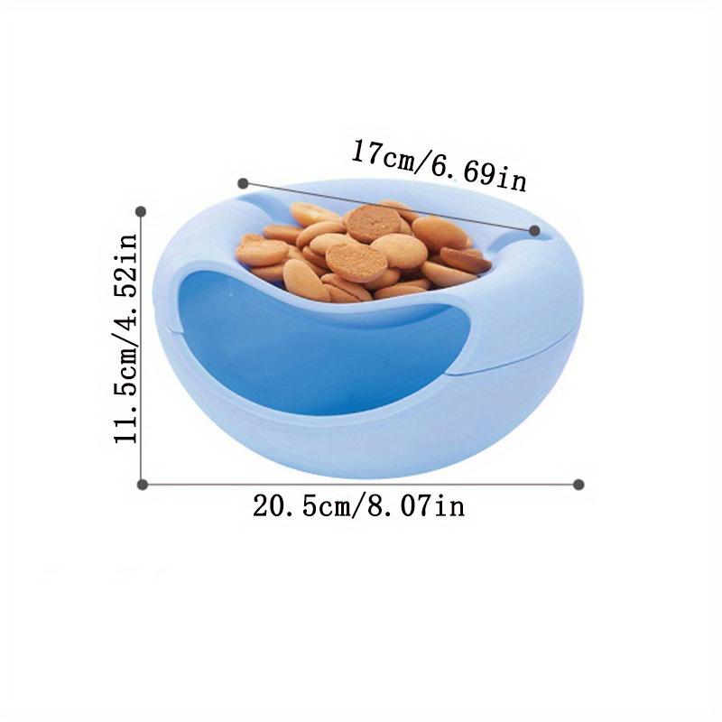 Чаша креативной формы, идеальный органайзер для семян, орехов и сухофруктов, коробка для закусок с держателем для мобильного телефона