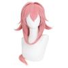 Высококачественный игровой парик для косплея Genshin Impact Yae Miko, длина 85 см, розовые термостойкие синтетические волосы, парики в стиле аниме + шапочка для парика