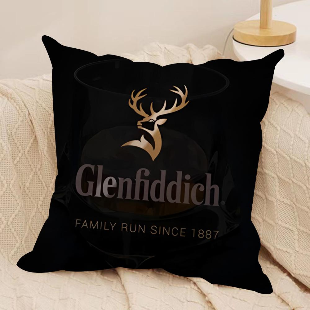 Чехол на подушку G-GlenfiddichS Мягкий Плюшевый Двусторонний Печатный Декоративный Подарок для Диванной Подушки | Уютный Всесезонный Прочный Декор